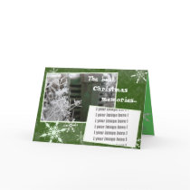 Customizable Tractor Christmas Card: Add a photo