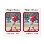 Customizable Trading Cards Postcards