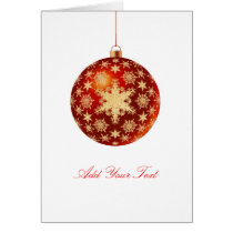 Customizable Tree Ornament Card by artogram Customizable Tree Ornament Card