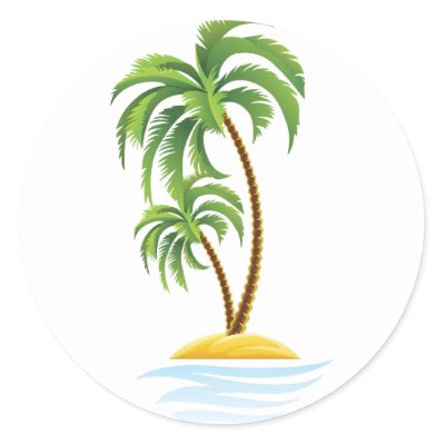 Customizable Tropics Stickers