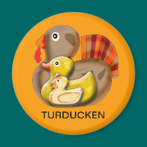 Customizable Turducken Design magnets