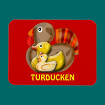 Customizable Turducken Design premium magnets