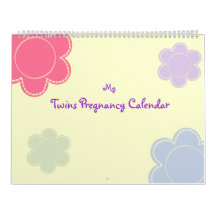 Customizable Twins pregnancy calendar
