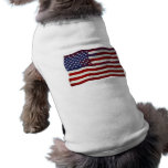 Customizable US Flag Doggie Tshirt
