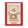 Customizable Valentine with Clown Post Card