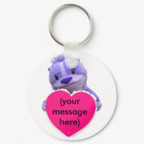 Customizable Valentine's Day key chain keychains