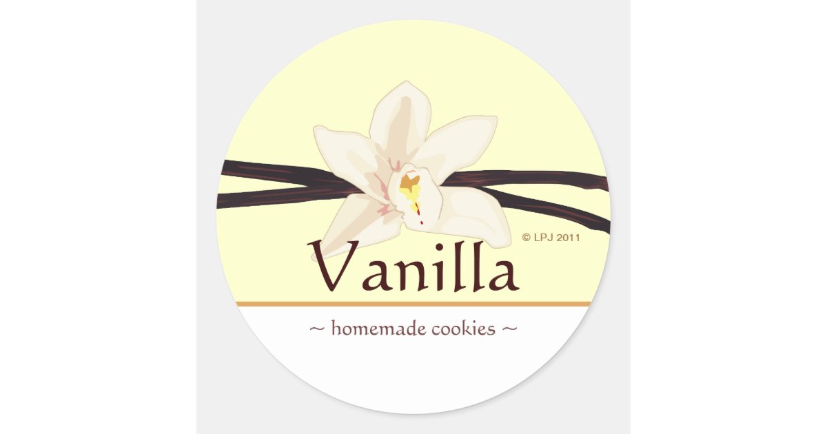 Customizable Vanilla Stickers Zazzle
