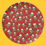 Customizable Vintage Decorative Skulls plates