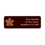 Customizable Vintage Haeckel Custom Return Address Label
