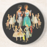 Customizable Vintage Retro Fashion Coasters