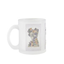 Customizable Vintage Valentine Harp with Cherubs Coffee Mugs