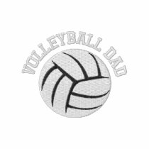 Customizable Volleyball Dad Zip Up Hoodie embroidered shirts