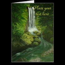 Customizable Waterfall Card cards