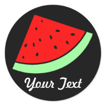 Customizable Watermelon Sticker (DARK) by jasminesphotography Customizable Watermelon Sticker (DARK)