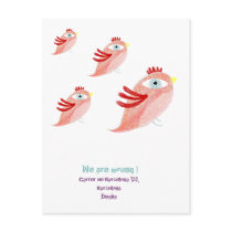 Customizable We are moving new adress information postcards