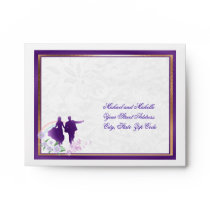 Customizable Wedding 5 ¾ x 4 3/8 RSVP Envelope