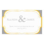 Customizable Wedding Favor Label Sticker
