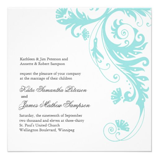 Customizable  Wedding Invitations