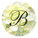 Customizable Wedding Monogram stickers