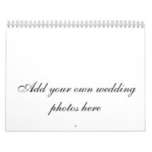 Customizable Wedding Photos Calendar