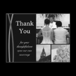 Customizable Wedding Thank You Card Photo Pictures Post Card