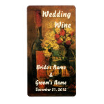 Customizable Wedding Wine Label