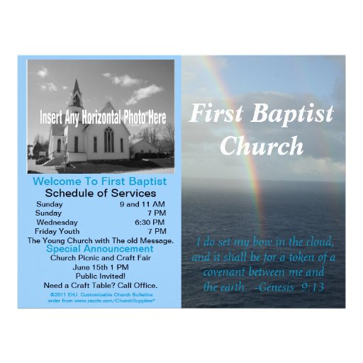 customizable weekly church bulletin inside blank weekly bulletin templates