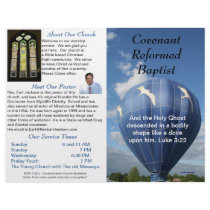 Customizable Weekly Church Bulletin (Outside Only) Customized Letterhead