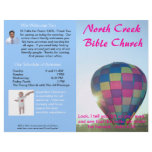 Customizable Weekly Church Bulletin (Outside Only) letterhead