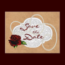 CUSTOMIZABLE Western Save the Date Card postcards