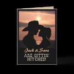 CUSTOMIZABLE Western Wedding INVITATION