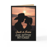 CUSTOMIZABLE Western Wedding INVITATION cards