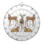 Customizable White Tailed Deer Dart Board