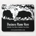 Customizable Wild Boar Outdoorsman Sportsman mousepads