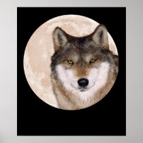 Customizable Wolf Poster