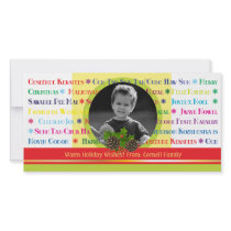 Customizable World Wide Christmas Greetings photo cards by thepapershoppe Customizable World Wide Christmas Greetings photo cards
