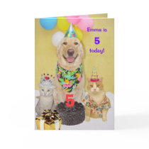 Customizable Year Kid's Birthday cards by myrtieshuman Customizable Year Kid's Birthday cards
