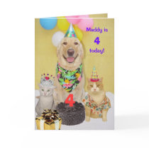 Customizable Year Kid's Birthday cards by myrtieshuman Customizable Year Kid's Birthday cards