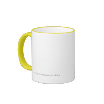 Customizable Yellow Flower Mug