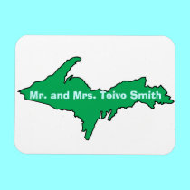 CUSTOMIZABLE YOOPER MAGNETS SHOW MICHIGAN'S U.P. magnets