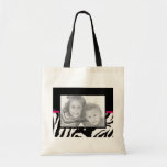 Customizable Zebra Print Photo Template Bag