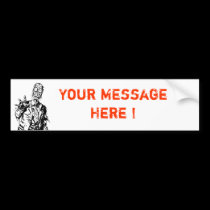 Customizable Zombie Bumper Sticker bumper stickers