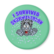 Customize a SNOWMAGEDDON Tshirt or Hoodie Refrigerator Magnets