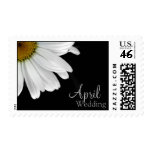 Customize April Daisy Wedding Postage