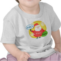 Customize Baby's First Christmas T-Shirt by jamiecreates1 Customize Baby's First Christmas T-Shirt