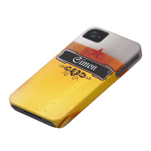 Customize Beer Glass iPhone 4 CaseMate Case Zazzle