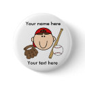 Customize Boy Baseball Red Cap buttons by toddlersplace Customize Boy Baseball Red Cap buttons
