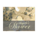 Customize bridal shower flower postcard by perfectpostage Customize bridal shower flower postcard