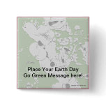 Customize Earth Day - Green Message Button