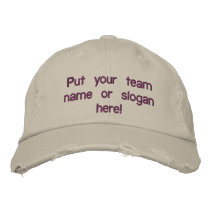Customize - Embroidered Cap Embroidered Baseball Cap